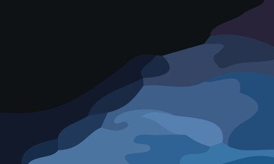 Aesthetic blue abstract background with copy space area. Suitable for poster and banner