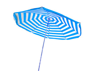 umbrella for sea and sun protection isolated for background - obrazy, fototapety, plakaty