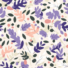 Ethereal Lavender Mist - Abstract Pastel Lavender Seamless Pattern
