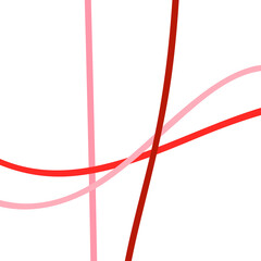 Red Pink Grid Lines Transparent 