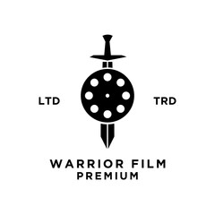 Film  warrior logo icon design template