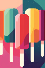 Fototapeta premium Popsicle Fun