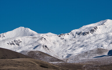 Ahuriri Valley mountains and snowscapes