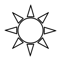Black Sun outline.	