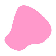 Pink Blob Aesthetic Shape