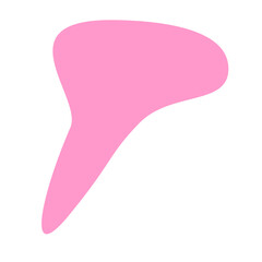 Pink Blob Aesthetic Shape