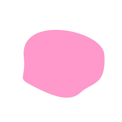 Pink Blob Aesthetic Shape