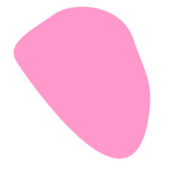 Pink Blob Aesthetic Shape