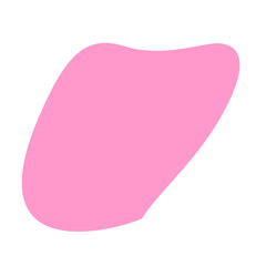 Pink Blob Aesthetic Shape