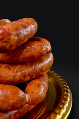 delicious sausages, chorizo