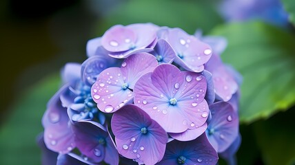 Hydrangea in Full Bloom