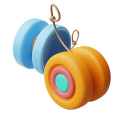 Yoyo 3d illustration