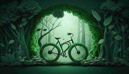 World Bicycle Day. Go Green Save Environment.