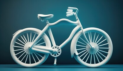 Fototapeta premium World Bicycle Day. Go Green Save Environment.