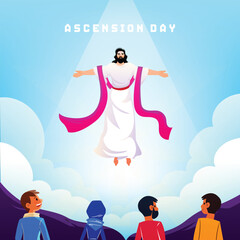 good Friday end Easter Jesus poster design illustration vector