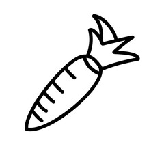Vegetable outline icon