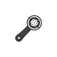 Rattle toy vector icon