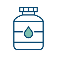 water tank icon vector design template in white background