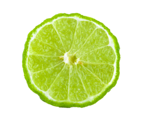 slice bergamot on  transparent png