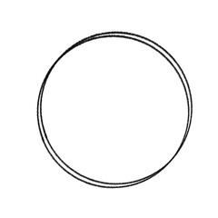 Black circle frame.