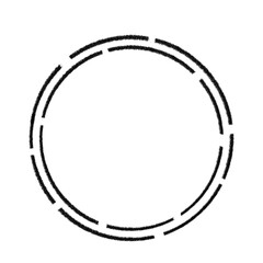 Obraz premium Black circle frame.