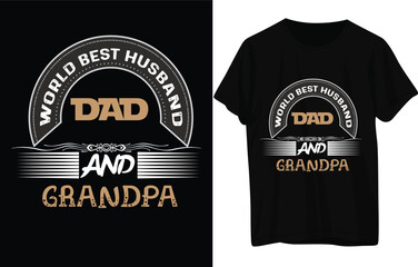 WORLD BEST HUSBAND DAD GRANDPA