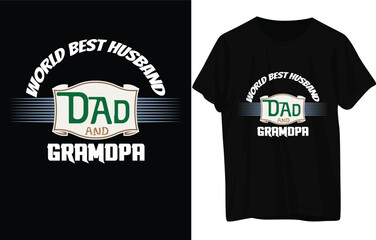 WORLD BEST HUSBAND DAD GRANDPA