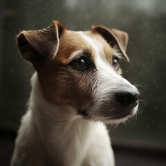 Obraz premium Jack Russell Terrier Portrait, AI