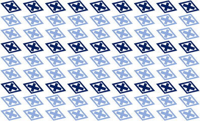 blue two tone diamond block and cross repeat seamless pattern, repeat image design for fabric printing