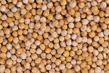 Round yellow peas for cooking porridge