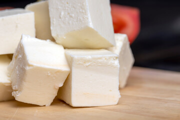 White cream cheese for making salads