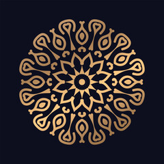 Luxury golden mandala Design background