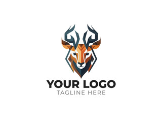 Deer Head Logo Vector for Elegant Branding