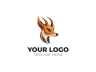 Deer Head Logo Vector for Elegant Branding
