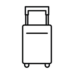 travel bag icon, bag vector, travel illustration