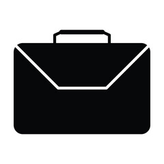 briefcase icon, office vector, finance illustration