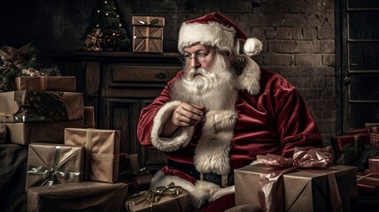 Fototapeta na wymiar Have yourself a merry little Christmas December 25th