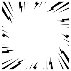 Comic Action Speed Frame