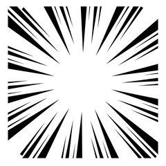 Comic Action Speed Frame