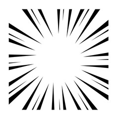 Obraz premium Comic Action Speed Frame