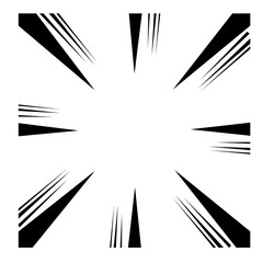 Comic Action Speed Frame