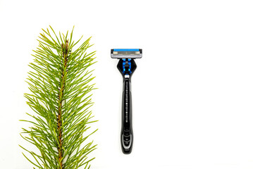 reusable razor with replaceable blades