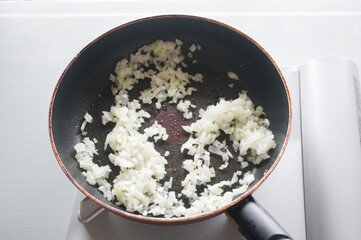 玉ねぎのみじん切り