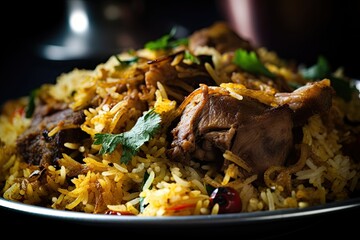 Mutton biriyani, Indian cuisine, Generative AI