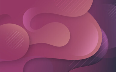 Abstract colorful gradient template pattern design decoration. Overlapping with free shape geometric circles style background.