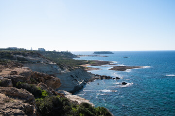 Fototapeta na wymiar Cypr, zatoka, wybrzeże