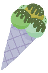 ice creem cone cartoon