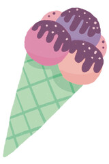 ice creem cone cartoon