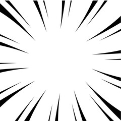 Obraz premium Comic Action Speed Frame