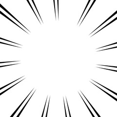 Comic Action Speed Frame